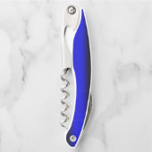 Solid Electric Blue Kellnermesser (Vorderseite)