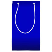 Solid Electric Blue Kleine Geschenktüte (Vorderseite)