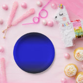 Solid Electric Blue Pappteller (Party)