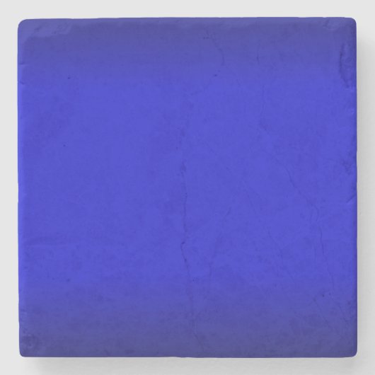 Solid Electric Blue Steinuntersetzer (Vorderseite)