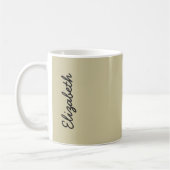 Solid-Farbe Khaki Kaffeetasse (Links)
