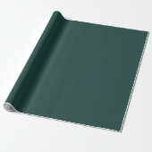 Solid Farbe schlicht dunkelgrün Geschenkpapier (Ungerollt)
