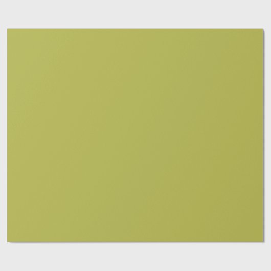 Solid Farbe schlicht hell Limon Apple Green Geschenkpapier (Flach)