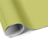 Solid Farbe schlicht hell Limon Apple Green Geschenkpapier (Rolleneckpunkt)