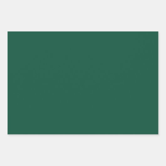 Solid Forest dunkelgrün Geschenkpapier Set (Vorderseite 2)