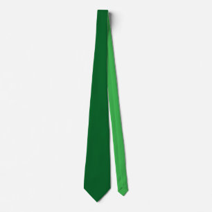 Solid Forest & Kelly Green Color Minimalistisch Krawatte
