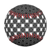 Solid Four Star Circle Cross von Kenneth Yoncich Baseball (Rückseite)