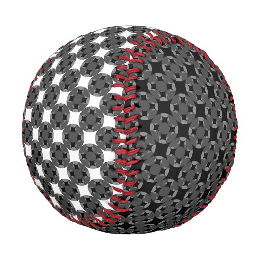 Solid Four Star Circle Cross von Kenneth Yoncich Baseball (Schrägansicht)