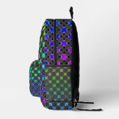 Solid Four Star Circle Cross von Kenneth Yoncich Bedruckter Rucksack (Rechts)