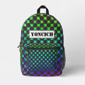 Solid Four Star Circle Cross von Kenneth Yoncich Bedruckter Rucksack (Vorderseite)