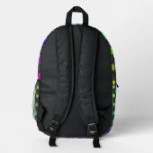 Solid Four Star Circle Cross von Kenneth Yoncich Bedruckter Rucksack (Rückseite)