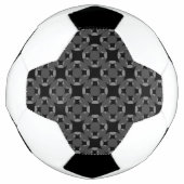 Solid Four Star Circle Cross von Kenneth Yoncich Fußball (Vorderseite)