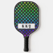 Solid Four Star Circle Cross von Kenneth Yoncich Pickleball Schläger (Rückseite)