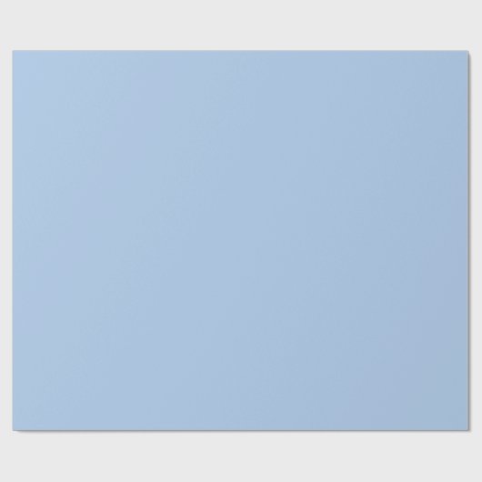 Solid French Blue Geschenkpapier (Flach)