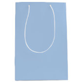 Solid French Blue Gift Bag Mittlere Geschenktüte (Vorderseite)