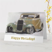 'Solid Gold' Geburtstagskarte Karte (Gelbe Blume)