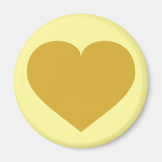Solid Gold Heart Magnet (Vorne)