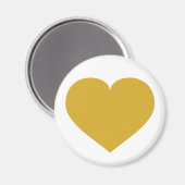 Solid Gold Heart Magnet (Vorderseite/Rückseite)