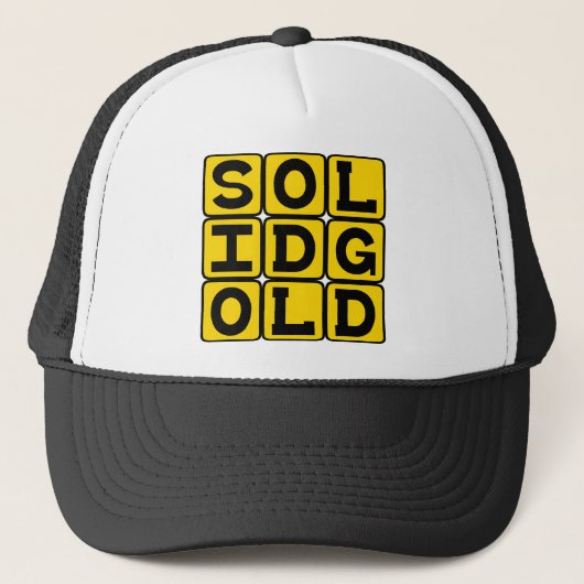 Solid Gold, Internet Meme Truckerkappe (Vorderseite)