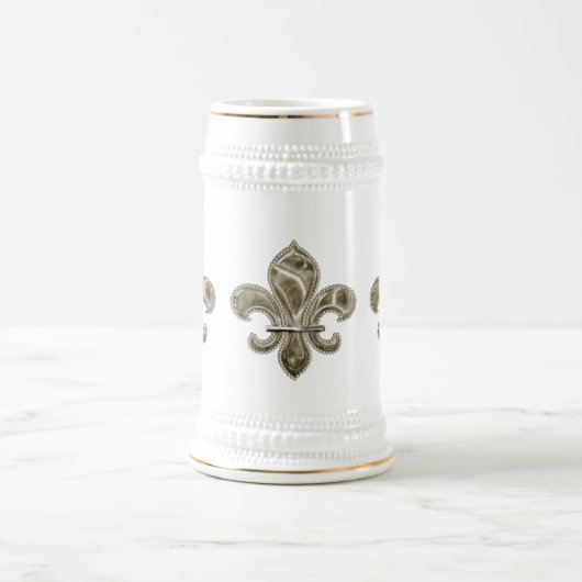 Solid Gold Lilie Stein Bierglas (Mittel)