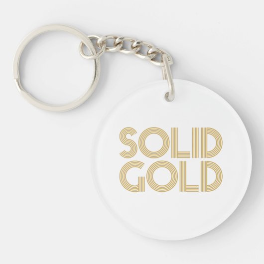SOLID GOLD SCHLÜSSELANHÄNGER (Vorderseite)