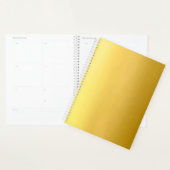 Solid Gold Spiral Notebook Planer (Anzeige)