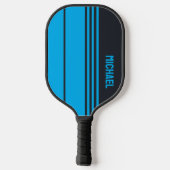 Solid grau und blau individuell anpassbar pickleball schläger (Rückseite)