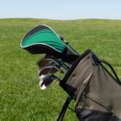 Solid grau und grün individuell anpassbar golf headcover (In SItu)