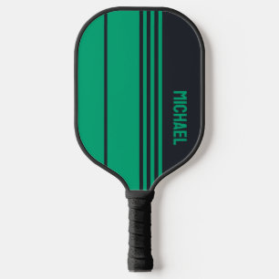 Solid grau und grün individuell anpassbar pickleball schläger