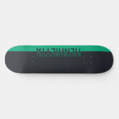 Solid grau und grün individuell anpassbar skateboard (Horizontal)