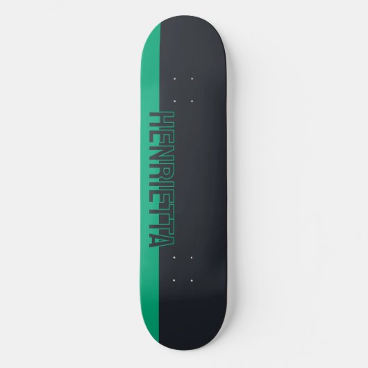 Solid grau und grün individuell anpassbar skateboard (Vorderseite)