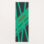 Solid grau und grün individuell anpassbar yogamatte (Rückseite)