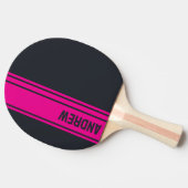 Solid grau und rosa individuell anpassbar tischtennis schläger (Seitenansicht)