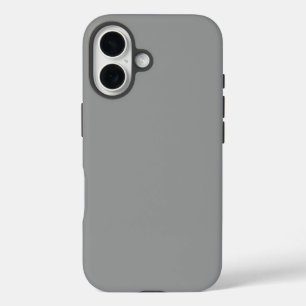 Solid Gray Color iPhone 16 Hülle