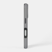 Solid Gray Color iPhone 16 Hülle (Rechte Seite)
