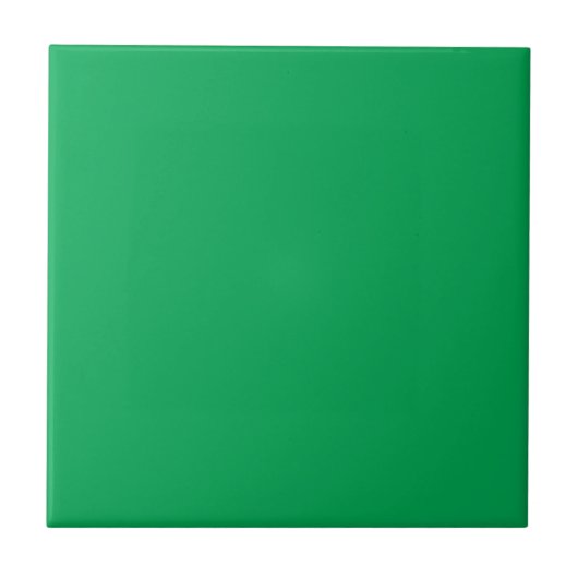 Solid Green Background  Fliese (Vorderseite)