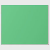 Solid Green (Emerald) Geschenkpapier (Flach)