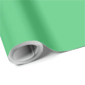 Solid Green (Emerald) Geschenkpapier (Rolleneckpunkt)