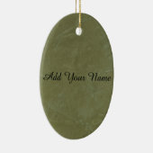 Solid Green Keramik Ornament (Rechts)