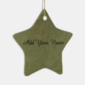 Solid Green Keramikornament (Rechts)