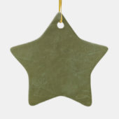 Solid Green Keramikornament (Hinten)