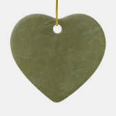 Solid Green Keramikornament (Hinten)