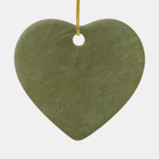Solid Green Keramikornament (Hinten)