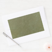 Solid Green Rechteckiger Aufkleber (Umschlag)