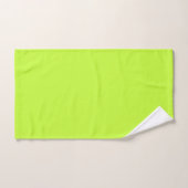 Solid, hell, Limon, grün Badhandtuch Set (Handtuch)