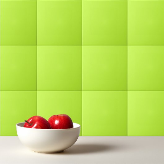 Solid, hell, Limon, grün Fliese