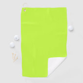 Solid, hell, Limon, grün Golfhandtuch (Insitu)