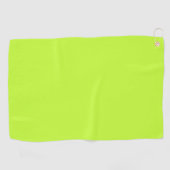 Solid, hell, Limon, grün Golfhandtuch (Horizontal)