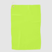 Solid, hell, Limon, grün Golfhandtuch (Vorderseite)
