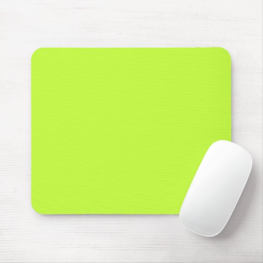 Solid, hell, Limon, grün Mousepad (Mit Mouse)